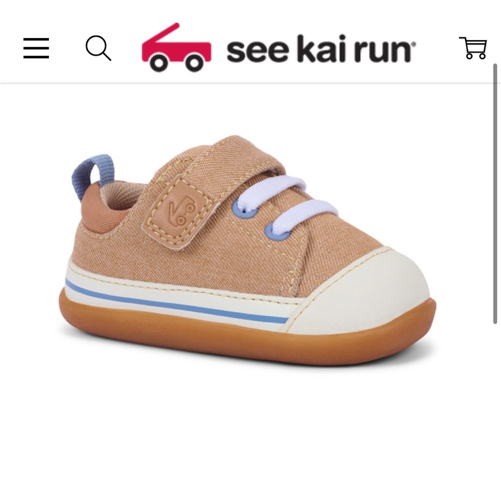 See Kati Run Size 3 Baby - Camel Denim